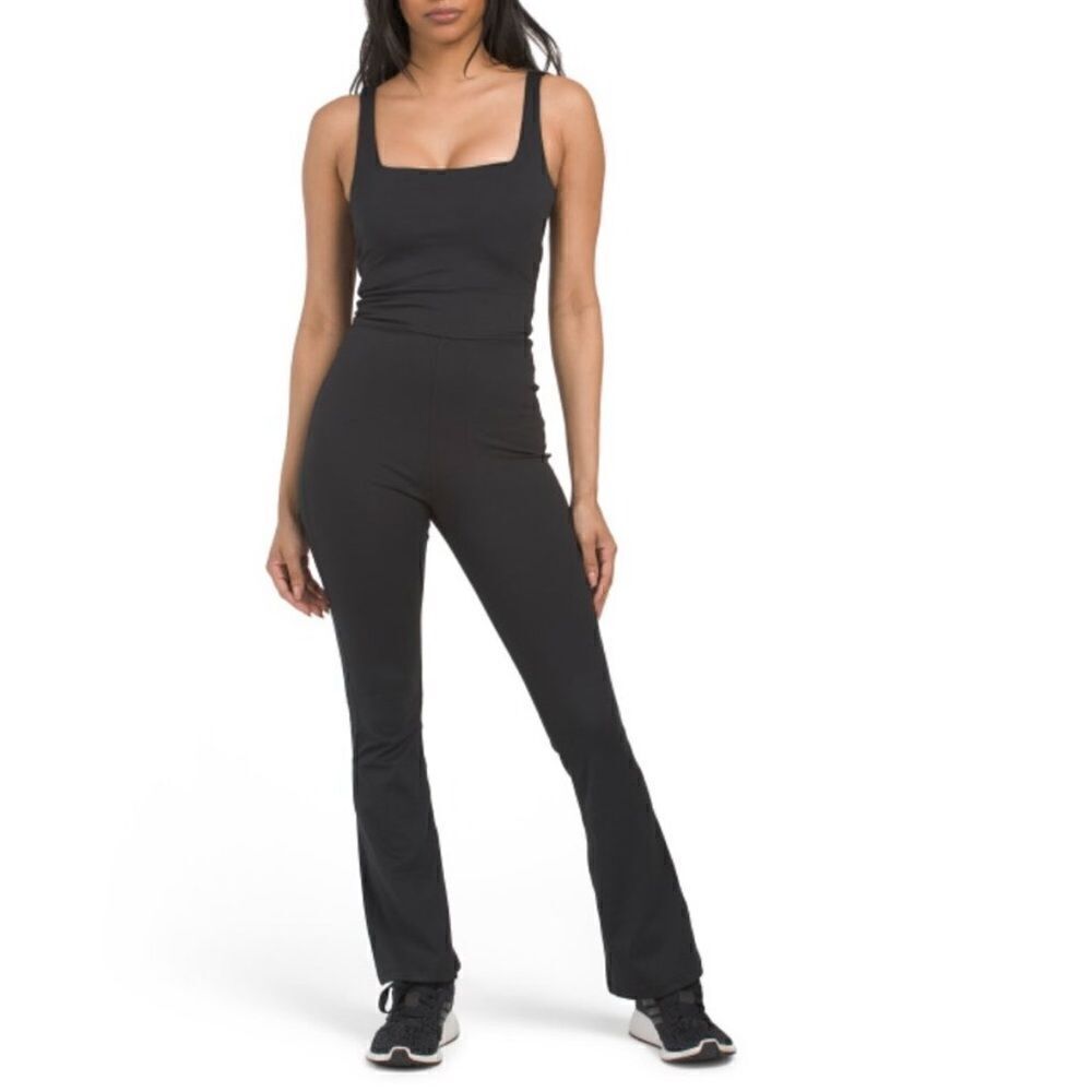T/S by Thrive Women’s overall Jumpsuit Onesie sport size XS Black